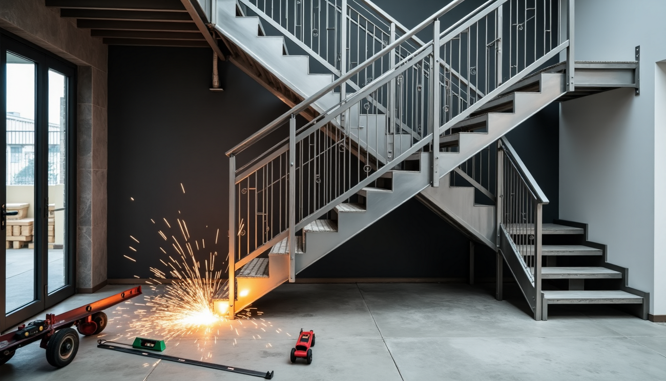 Wykonamy trwałe schody stalowe Praga Południe